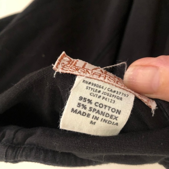 Billabong Designer Closet  size medium black strapless mini dress with stretch - Picture 6 of 8